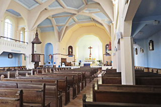 L'églide Notre Dame de Neiges à Cilaos